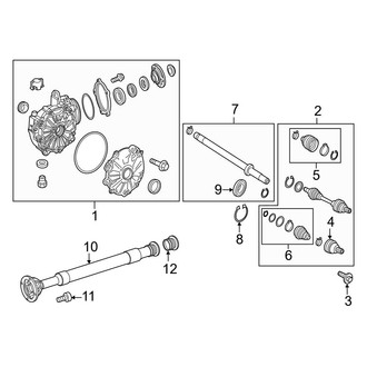 Mercedes-Benz OE - Front Suspension - Carrier & Front Axles (Sedan)