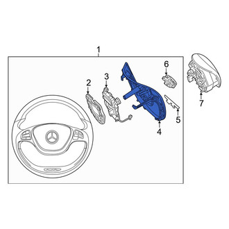 Mercedes-Benz OE - Steering Wheel Trim