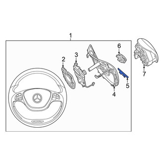 Mercedes-Benz OE - Steering Wheel Emblem