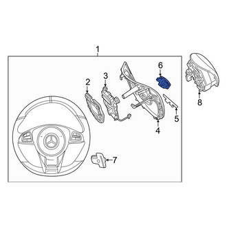 Mercedes-Benz OE - Left Driver Information Display Switch