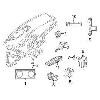 Mercedes-Benz OE - Instrument Panel - Cluster & Switches (Sedan)