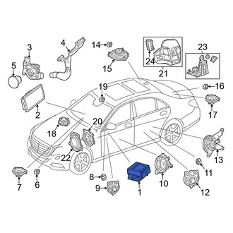 Mercedes-Benz OE - GPS Navigation Control Module