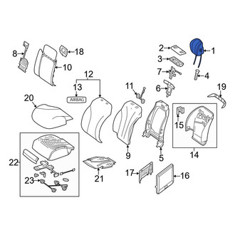 Mercedes-Benz OE - Front Right Headrest