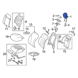 Mercedes-Benz OE - Front Right Headrest