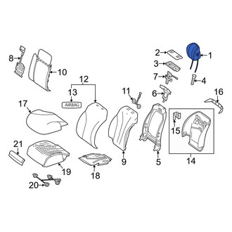 Mercedes-Benz OE - Front Right Headrest