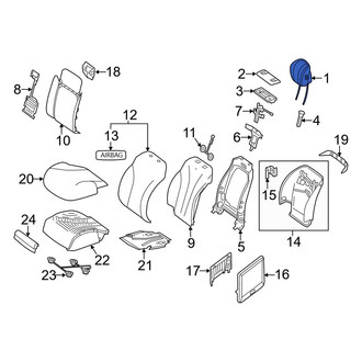 Mercedes-Benz OE - Front Right Headrest