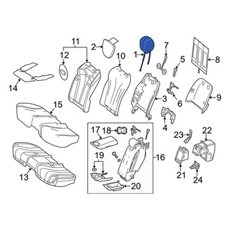 Mercedes-Benz OE - Rear Headrest