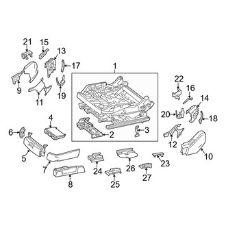Mercedes-Benz OE - Seats & Tracks - Tracks & Components (Sedan)