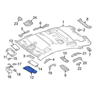 Mercedes-Benz OE - Left Sun Visor