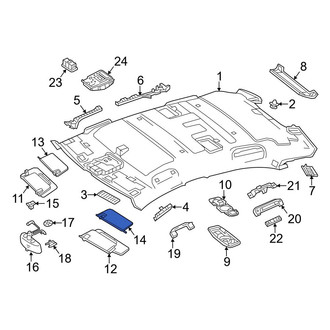 Mercedes-Benz OE - Left Sun Visor