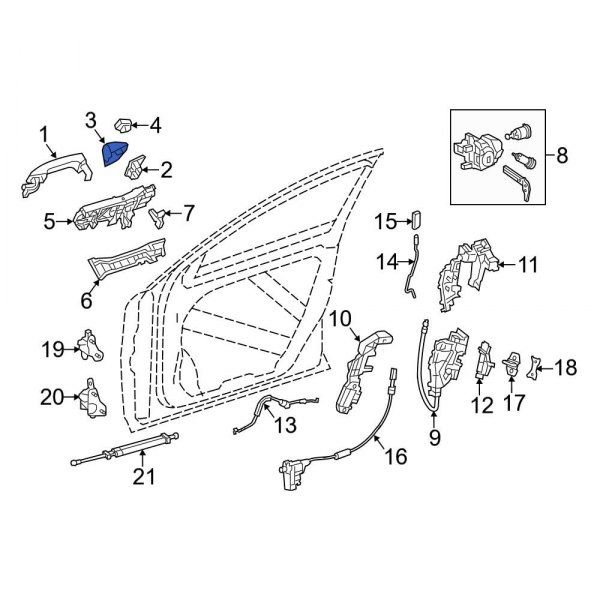 Exterior Door Handle Cover