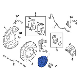 Mercedes-Benz OE - Rear Wheel Hub