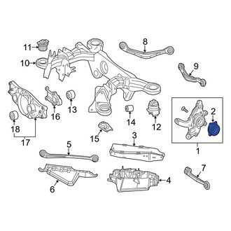 Mercedes-Benz OE - Front Wheel Bearing and Hub Assembly