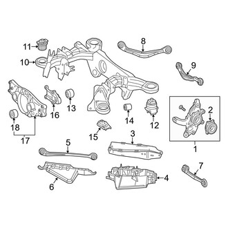 Mercedes-Benz OE - Rear Suspension - Suspension Components