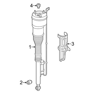 Mercedes-Benz OE - Rear Suspension - Struts & Components (W/O Active Body Control)