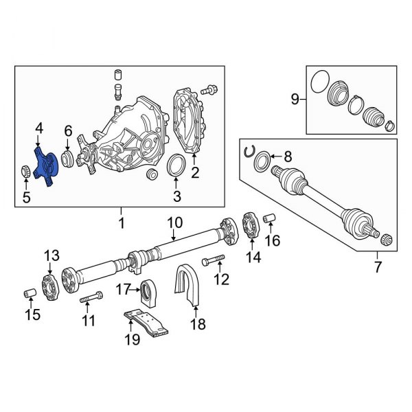 Drive Shaft Pinion Yoke