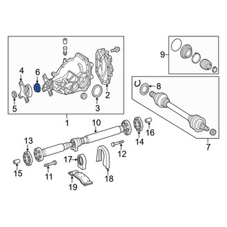 Mercedes-Benz OE - Drive Shaft Pinion Yoke Seal