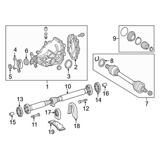 Mercedes-Benz OE - Rear Suspension - Axle & Differential