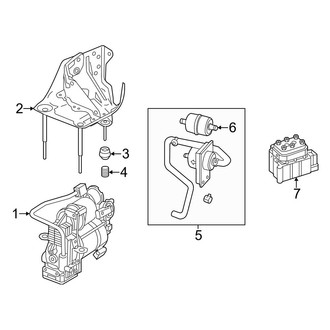 Mercedes-Benz OE - Rear Suspension - Ride Control Components (W/O Active Body Control)