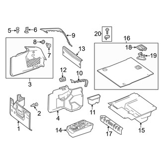 Mercedes-Benz OE - Rear Body & Floor - Interior Trim (Rear Body)