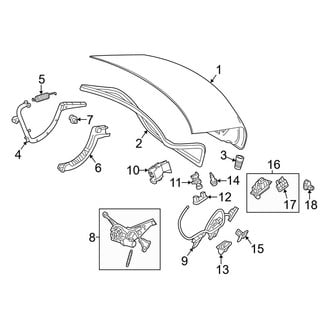 Mercedes-Benz OE - Trunk Lid - Lid & Components