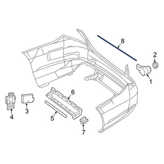 Mercedes-Benz OE - Rear Parking Aid System Wiring Harness