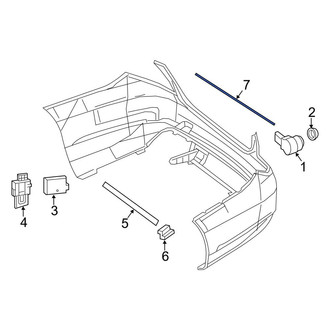 Mercedes-Benz OE - Rear Parking Aid System Wiring Harness