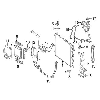 Mercedes-Benz OE - Cooling - Radiator & Components