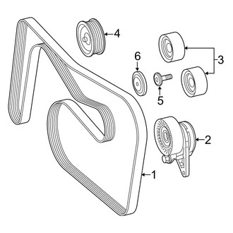 Mercedes-Benz OE - Cooling - Belts & Pulleys