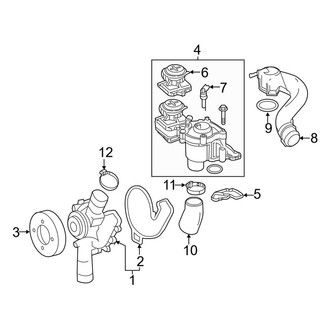 Mercedes-Benz OE - Cooling - Water Pump