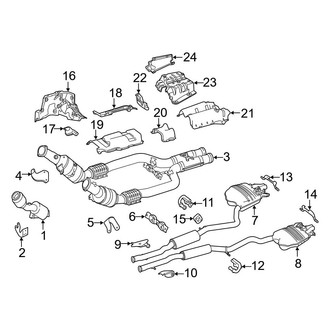 Mercedes-Benz OE - Exhaust System - Exhaust Components