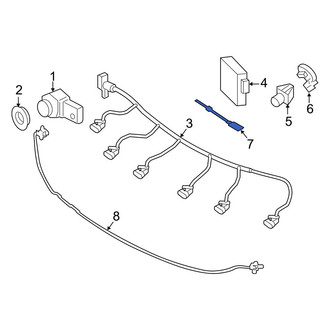 Mercedes-Benz OE - Front Park Assist Camera Wiring Harness