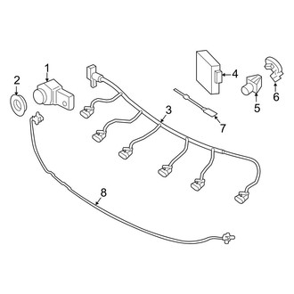 Mercedes-Benz OE - Front Bumper & Grille - Electrical Components (W/O Sport Package), (Coupe)
