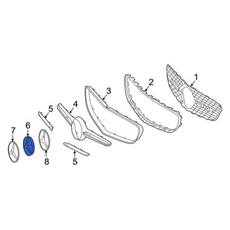 Mercedes-Benz OE - Front Grille Emblem