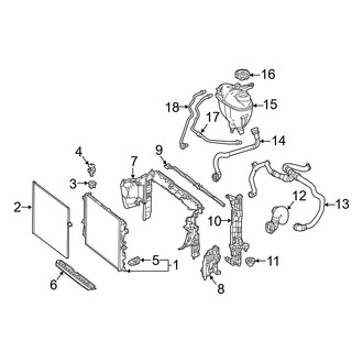 Mercedes-Benz OE - Cooling - Radiator & Components (Primary Radiator), (Coupe)