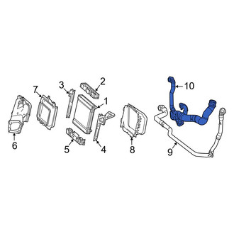 Mercedes-Benz OE - Lower Radiator Coolant Hose