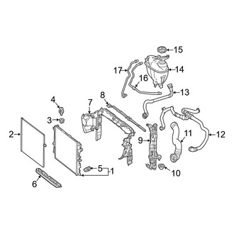 Mercedes-Benz OE - Cooling - Radiator & Components (Primary Radiator), (Coupe 6.0L)