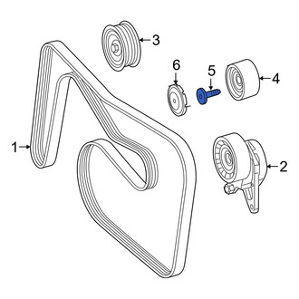 Mercedes-Benz OE - Accessory Drive Belt Idler Pulley Bolt