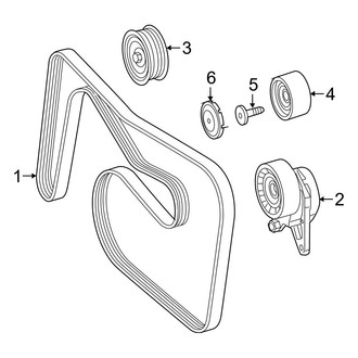 Mercedes-Benz OE - Cooling - Belts & Pulleys (Coupe 6.0L)