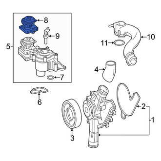 Mercedes-Benz OE - HVAC Heater Control Valve