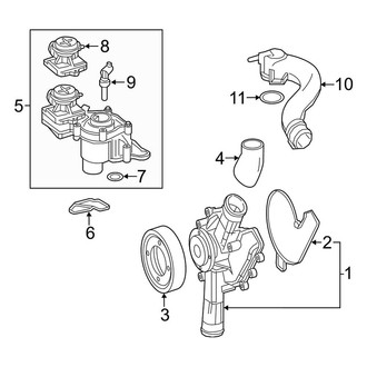 Mercedes-Benz OE - Cooling - Water Pump (Coupe)