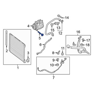 Mercedes-Benz OE - A/C Compressor Bolt