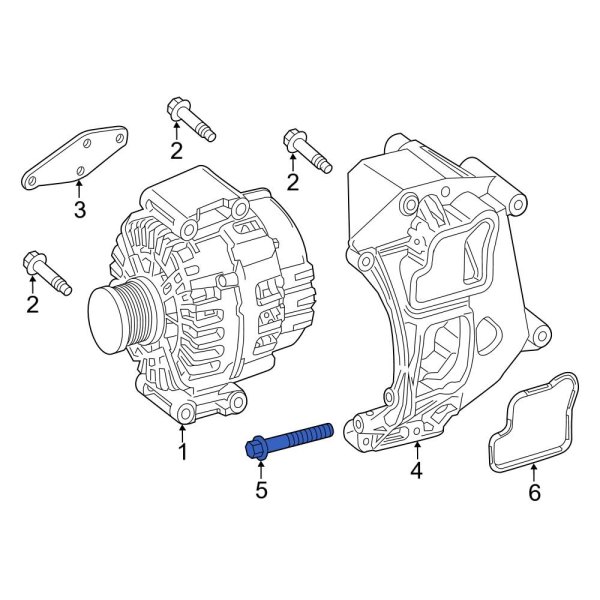 Alternator Bracket Bolt