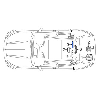 Mercedes-Benz OE - Rear Right Antenna Amplifier