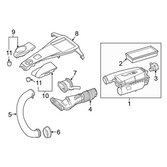 Mercedes-Benz OE - Engine - Air Intake (Coupe 5.5L)