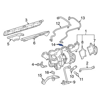 Mercedes-Benz OE - Turbocharger Oil Line Gasket