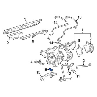 Mercedes-Benz OE - Turbocharger Oil Line Gasket