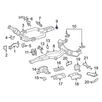 Mercedes-Benz OE - Exhaust Muffler Gasket