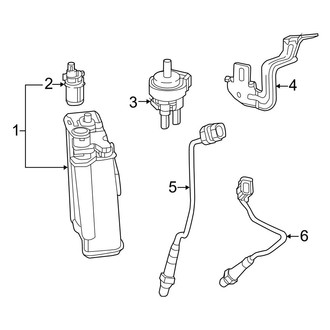 Mercedes-Benz OE - Emission System - Emission Components (Coupe)