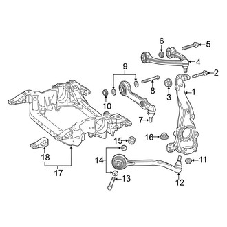 Mercedes-Benz OE - Front Suspension - Suspension Components (Coupe 6.0L)